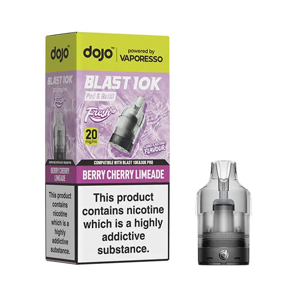 Dojo Blast 10K FRESH Pod 20mg - Pina Colada - Flawless Vape Shop