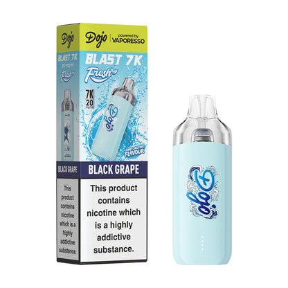 Dojo Blast 7K FRESH  Vape Kit 20mg - Blueberry Sour Raspberry - Flawless Vape Shop