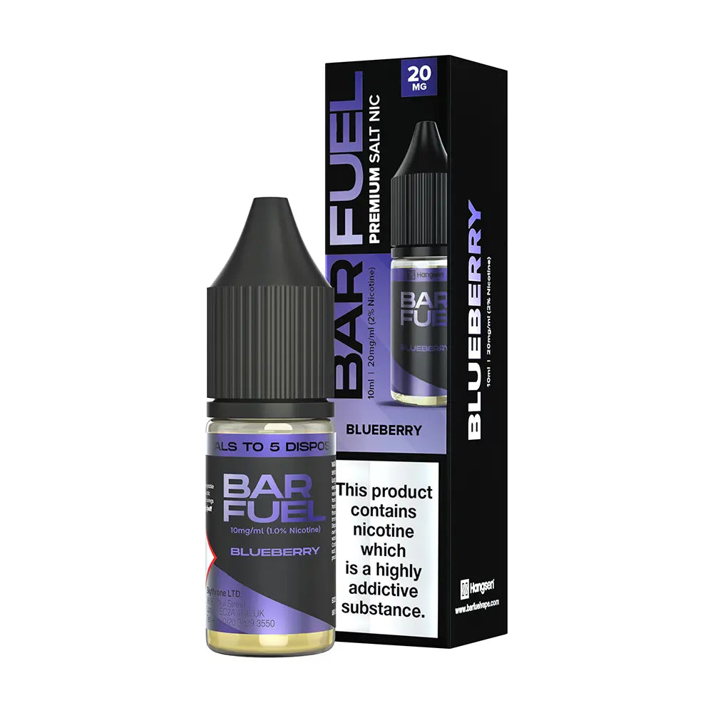 Bar Fuel Salts 10ml Blueberry - 10mg - Flawless Vape Shop
