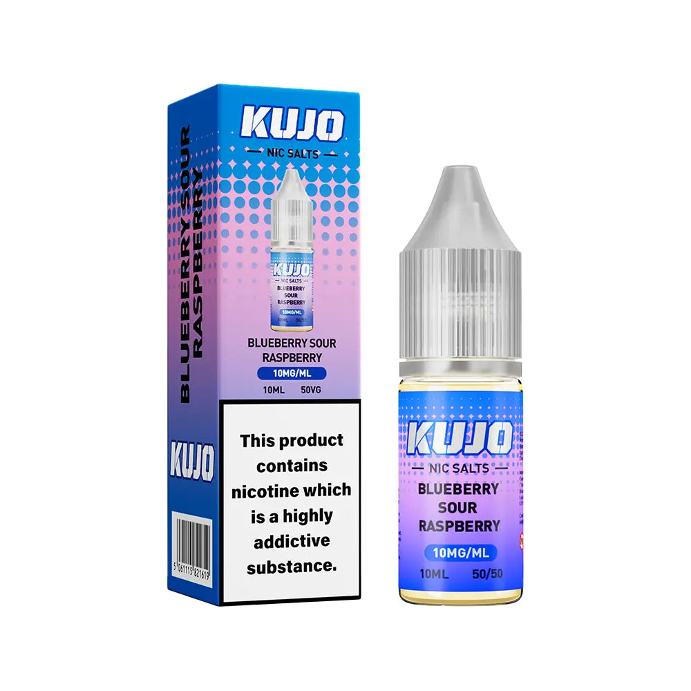 KUJO Nic Salt 10ml Blueberry Sour Raspberry - 5mg - Flawless Vape Shop