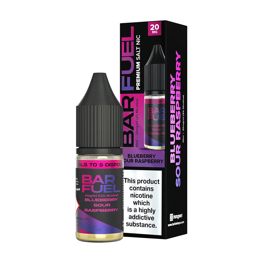 Bar Fuel Salts 10ml Blueberry Sour Raspberry - 10mg - Flawless Vape Shop
