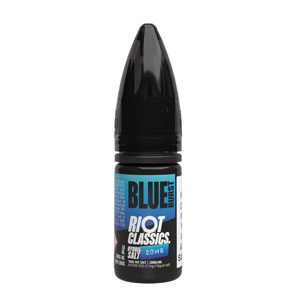Riot Squad  Salt 10ml Blue Burst - 10mg - Flawless Vape Shop