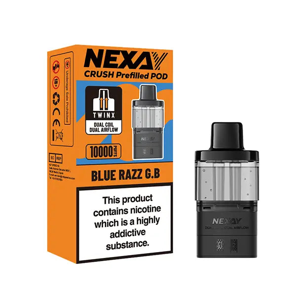 Nexay Crush 10K Prefilled Pod - Pineapple Ice - Flawless Vape Shop