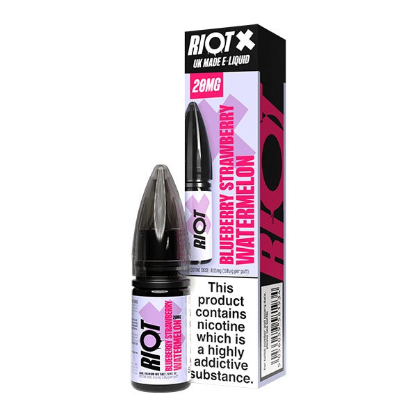 Riot X Salt 10ml Blueberry Strawberry Watermelon