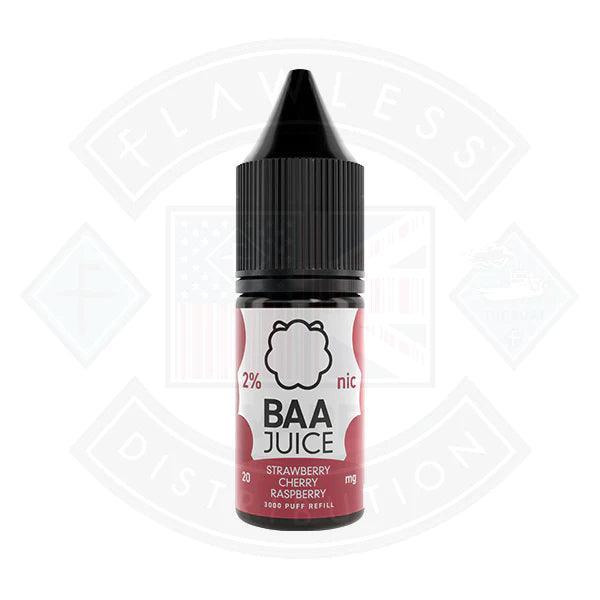 Baa Juice Strawberry Cherry Raspberry Nic Salt 10ml
