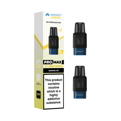 Hayati Pro Max S1 Prefilled Pod - Banana Ice - Flawless Vape Shop
