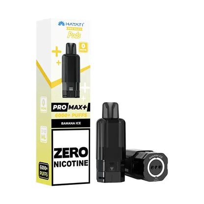 Hayati Pro Max 6000 + Prefilled Pod ZERO NICOTINE - Banana Ice - Flawless Vape Shop