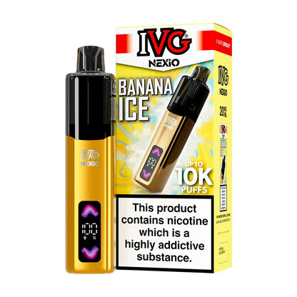 IVG Nexio Prefilled Vape Kit - Banana Ice - Flawless Vape Shop