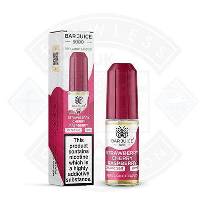 Bar Juice 5000 Nic Salt Strawberry Cherry Raspberry 10ml