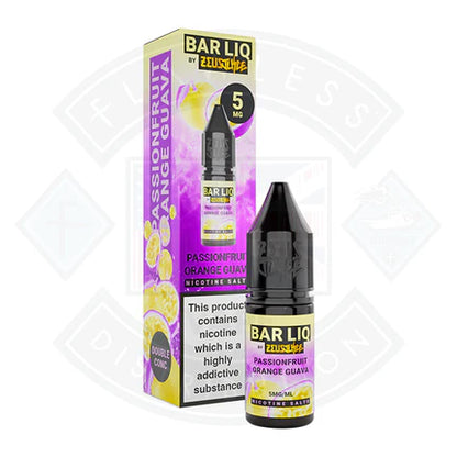 Zeus Juice Barliq Salt Passionfruit Orange Guava 10ml - 5mg - Flawless Vape Shop