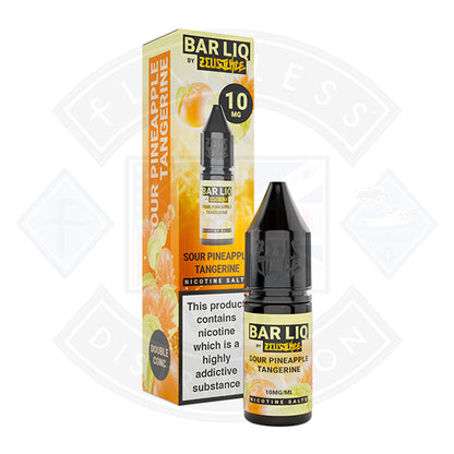 Zeus Juice Barliq Salt Sour Pineapple Tangerine 10ml - 5mg - Flawless Vape Shop