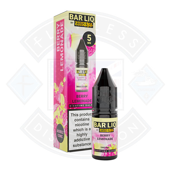 Zeus Juice Barliq Salt Berry Lemonade 10ml - 5mg - Flawless Vape Shop