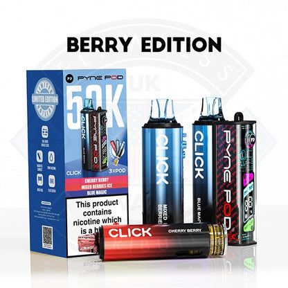 Pyne Pod Click 50k Vape Kit - Blue Edition - Flawless Vape Shop