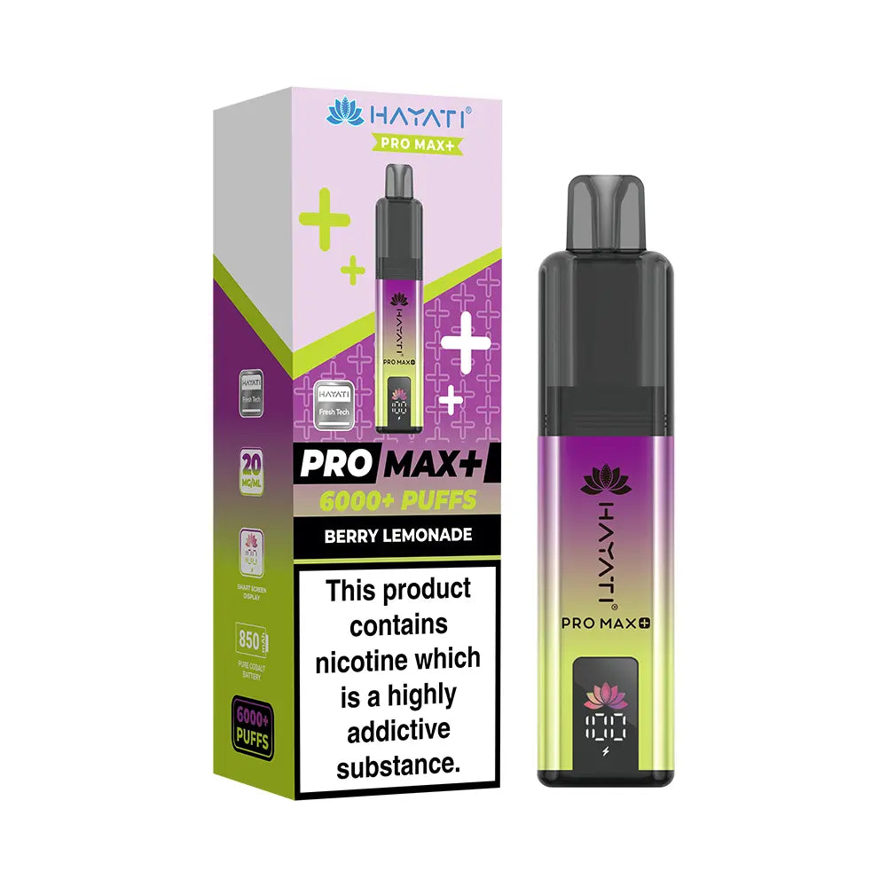 Hayati Pro Max 6000 Plus Prefilled Pod Kit - Blue Razz Lemonade - Flawless Vape Shop