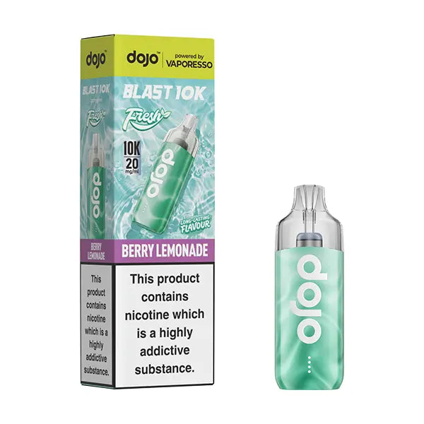 Dojo Blast 10K FRESH Vape Kit 20mg - Pina Colada - Flawless Vape Shop