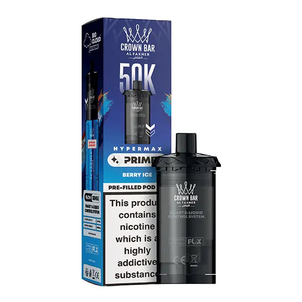 Al Fakher 50K Hypermax Prime Prefilled Pod - Gum Mint - Flawless Vape Shop
