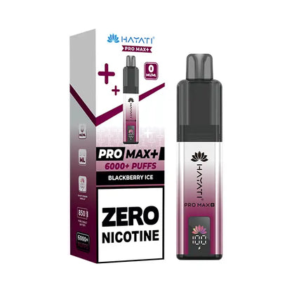 Hayati Pro Max 6000+ Pod Kit ZERO NICOTINE - Banana Ice - Flawless Vape Shop