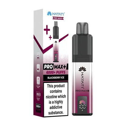 Hayati Pro Max 6000 Plus Prefilled Pod Kit - Banana Ice - Flawless Vape Shop