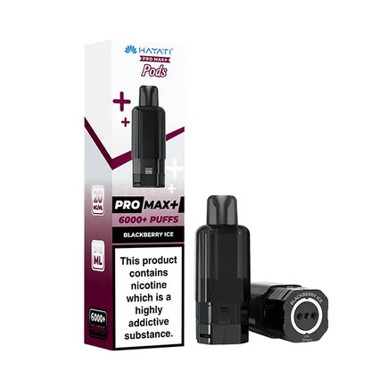 Hayati Pro Max 6000 Plus Puffs Pods - Blackberry Raspberry - Flawless Vape Shop