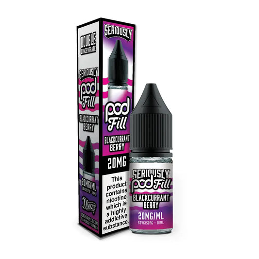 Doozy Vape Seriously Pod Fill Salt 10ml Blackcurrant Berry