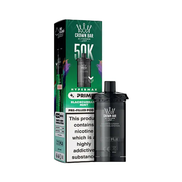 Al Fakher 50K Hypermax Prime Prefilled Pod - Gum Mint - Flawless Vape Shop