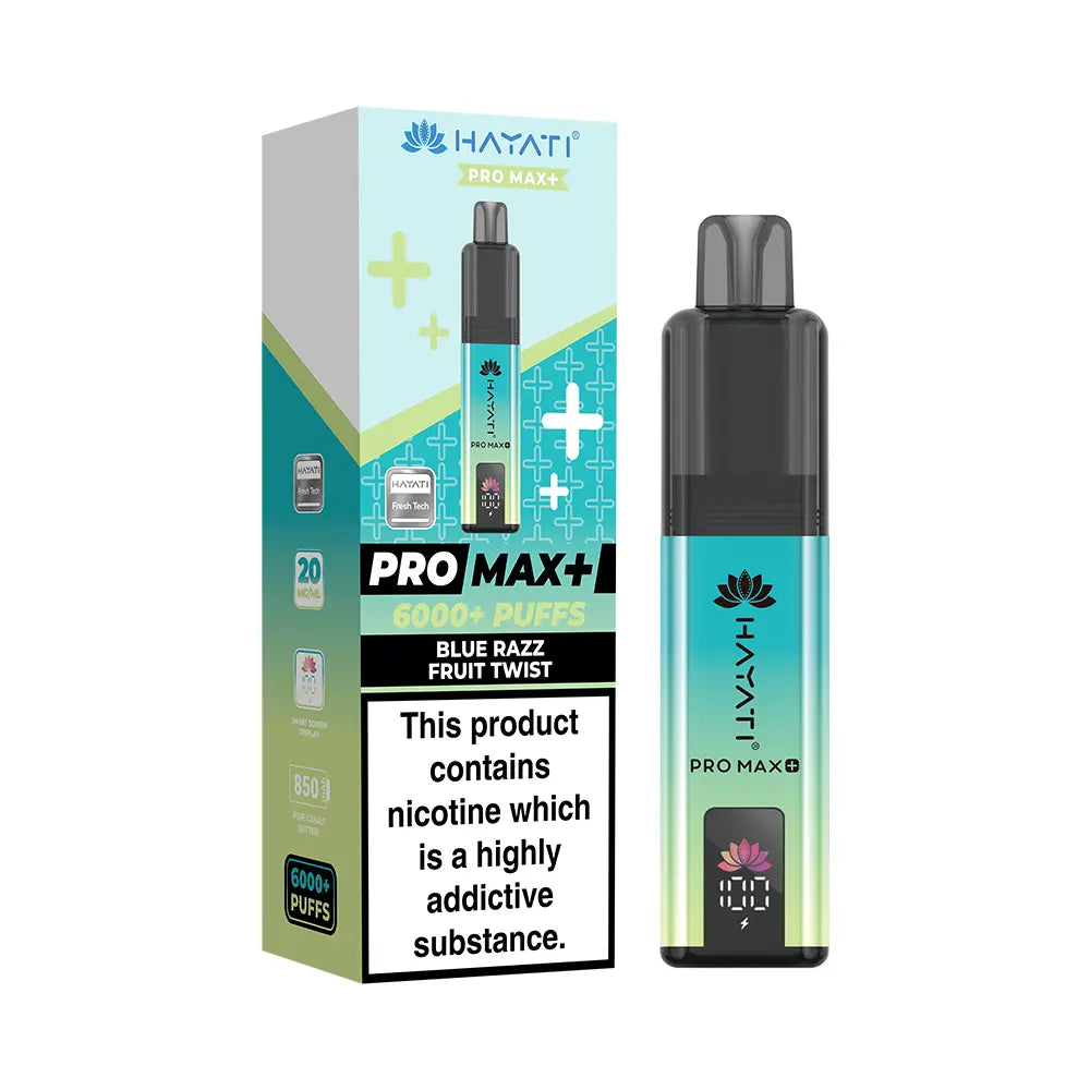 Hayati Pro Max 6000 Plus Prefilled Pod Kit - Blue Razz Lemonade - Flawless Vape Shop