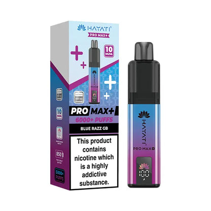 Hayati Pro Max 6000+ Pod Kit 10mg - Blue Razz Cherry - Flawless Vape Shop