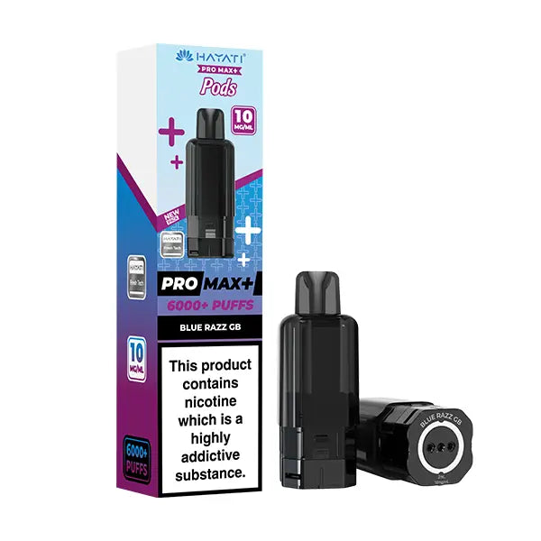 Hayati Pro Max 6000+ Pods 10mg - Strawberry Raspberry Ice - Flawless Vape Shop