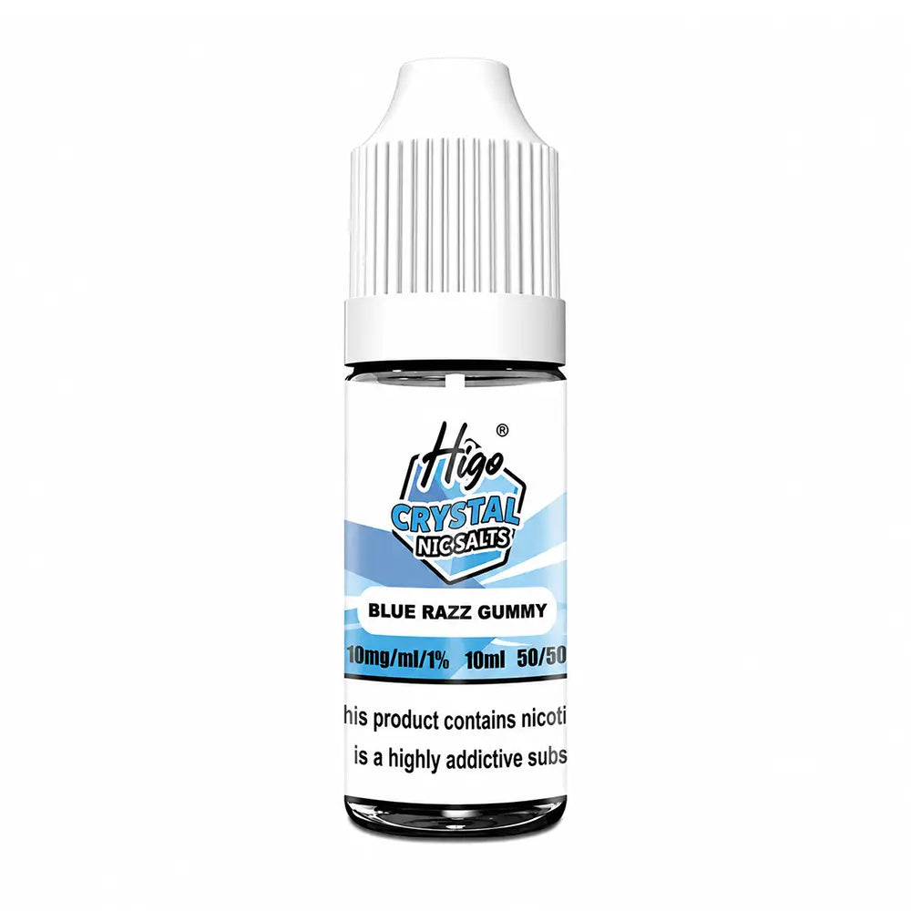 Higo Crystal Nic Salt 10ml Blue Razz Gummy