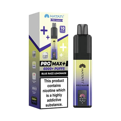 Hayati Pro Max 6000+ Pod Kit 10mg - Blue Razz Cherry - Flawless Vape Shop