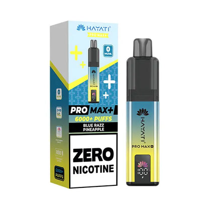 Hayati Pro Max 6000+ Pod Kit ZERO NICOTINE - Banana Ice - Flawless Vape Shop