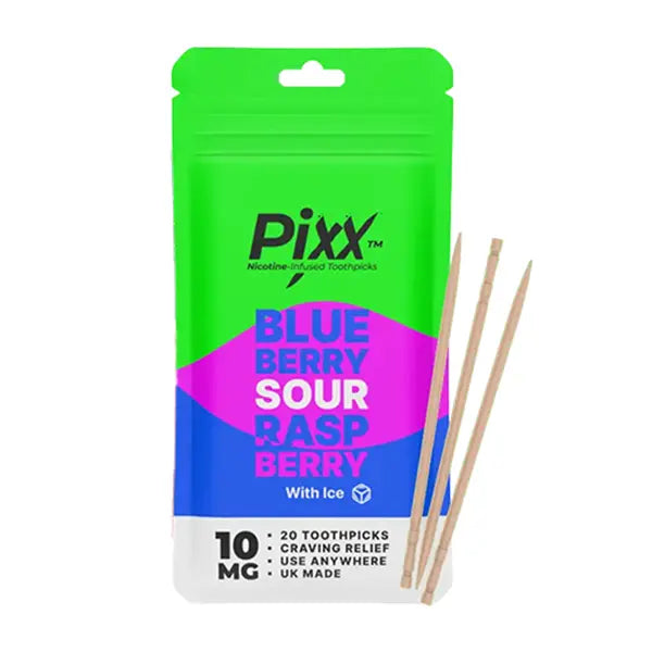 Pixx Nicotine Toothpicks - Grape & Raspberry / 10mg - Flawless Vape Shop