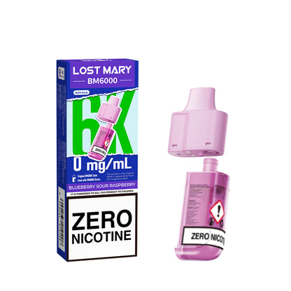 Lost Mary BM6000 Prefilled Pod ZERO - Blueberry - Flawless Vape Shop