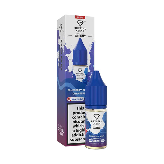 Crystal Clear Bar Nic Salts 10ml - Blueberry Cherry Cranberry