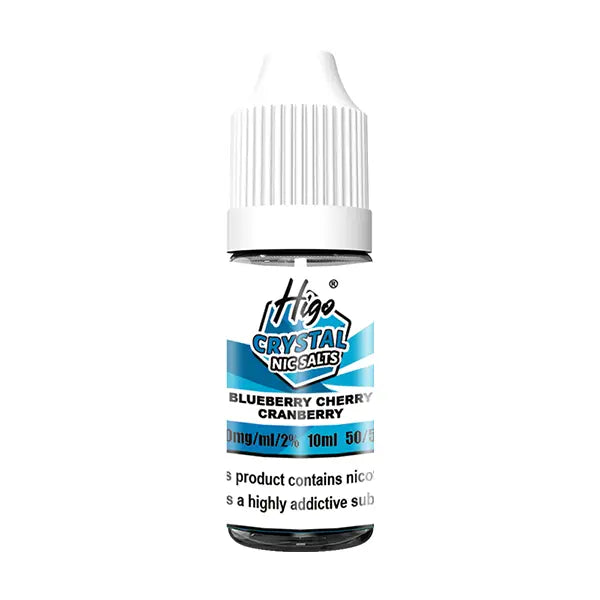 Higo Crystal Nic Salt 10ml Blueberry Cherry Cranberry