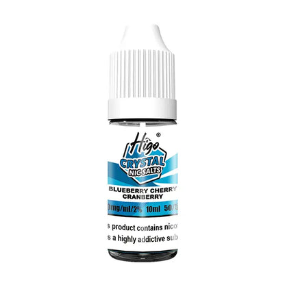 Higo Crystal Nic Salt 10ml Blueberry Cherry Cranberry - 10mg - Flawless Vape Shop