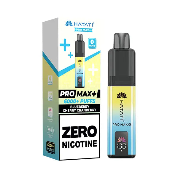 Hayati Pro Max 6000+ Pod Kit ZERO NICOTINE - Banana Ice - Flawless Vape Shop