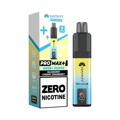 Hayati Pro Max 6000+ Pod Kit ZERO NICOTINE - Banana Ice - Flawless Vape Shop