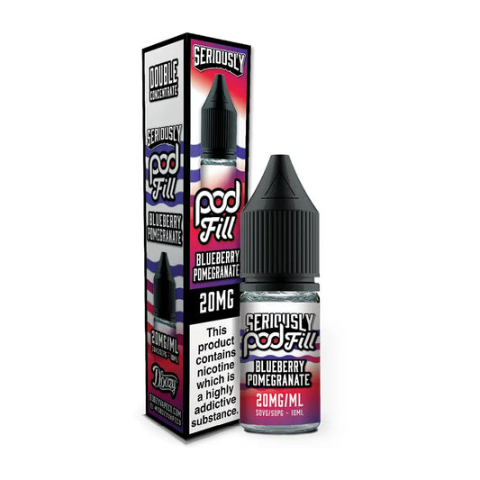 Doozy Vape Seriously Pod Fill Salt 10ml Blueberry Pomegranate