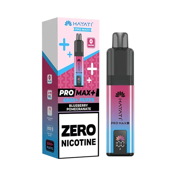 Hayati Pro Max 6000+ Pod Kit ZERO NICOTINE - Banana Ice - Flawless Vape Shop