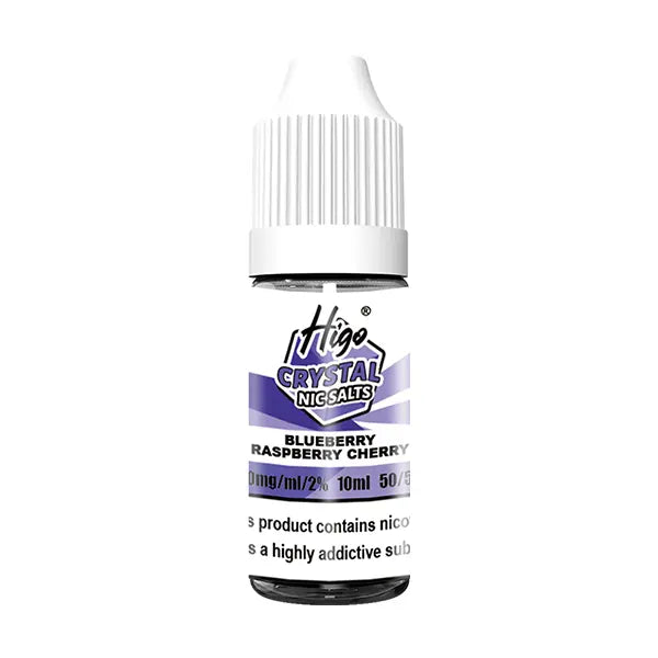 Higo Crystal Nic Salt 10ml Blueberry Raspberry Cherry