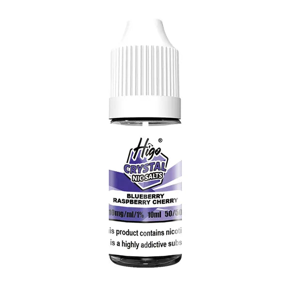 Higo Crystal Nic Salt 10ml Blueberry Raspberry Cherry - 10mg - Flawless Vape Shop