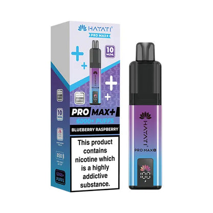 Hayati Pro Max 6000+ Pod Kit 10mg - Blue Razz Cherry - Flawless Vape Shop