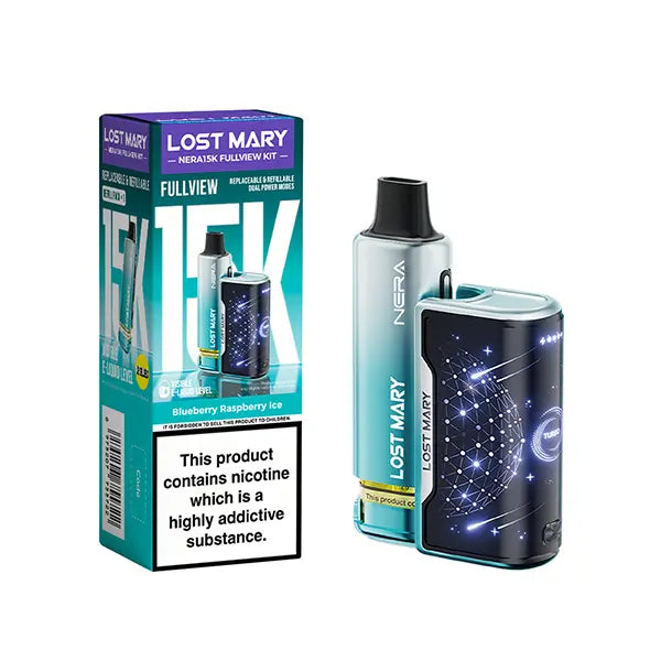 Lost Mary Nera15K Fullview Prefilled Vape Kit - Banana Ice - Flawless Vape Shop