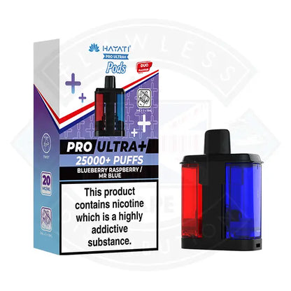 Hayati Pro Ultra Plus 25000 Pods - Blue Razz Cherry - Flawless Vape Shop
