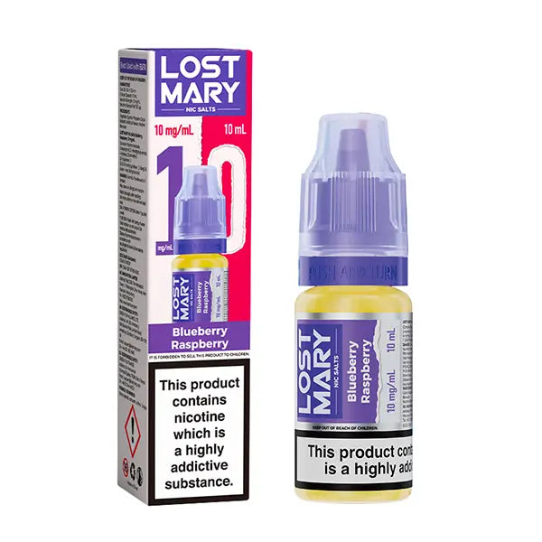 LOST MARY Blueberry Raspberry Nic Salts E-Liquid 10ml