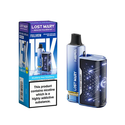 Lost Mary Nera15K Fullview Prefilled Vape Kit - Banana Ice - Flawless Vape Shop