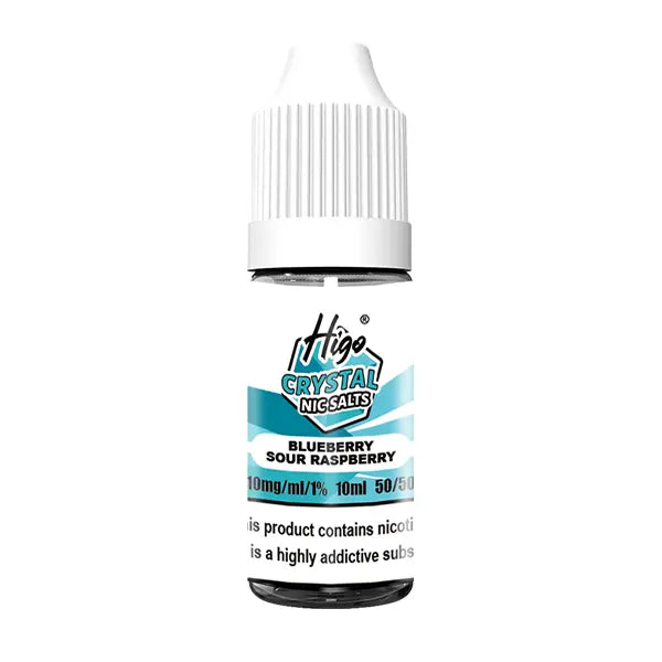 Higo Crystal Nic Salt 10ml Blueberry Sour Raspberry - 10mg - Flawless Vape Shop