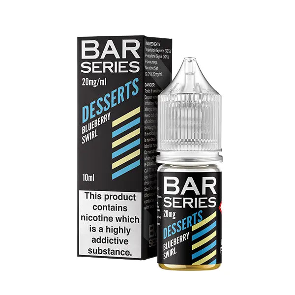 Bar Series Nic Salt 10ml Blueberry Swirl - 20mg - Flawless Vape Shop
