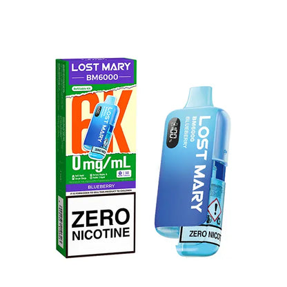 Lost Mary BM6000  Prefilled Pod Kit ZERO - Blueberry - Flawless Vape Shop